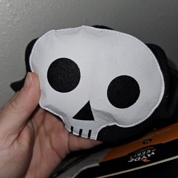 NEW Glow Skeleton Dog Pet Halloween Costume Size Medium (Up to 40 lbs) Black - Picture 8 of 8